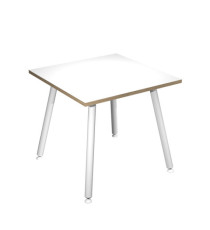 Scrivania Skinny Metal - 80 x 80 x H 74,4 cm - bianco Scrivania Skinny Metal - 80 x 80 x H 74,4 cm - bianco