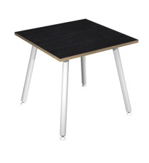 Scrivania Skinny Metal - 80 x 80 x H 74,4 cm - bianco / nero venato Scrivania Skinny Metal - 80 x 80 x H 74,4 cm - bianco / nero venato