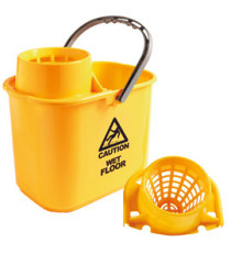 Secchio Polar - con strizzatore - 15 L - giallo - Perfetto Secchio Polar - con strizzatore - 15 L - giallo - Perfetto