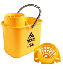 Secchio Polar - con strizzatore - 15 L - giallo - Perfetto Secchio Polar - con strizzatore - 15 L - giallo - Perfetto