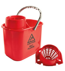 Secchio Polar - con strizzatore - 15 L - rosso -  30 x 27 x 37 cm - Perfetto Secchio Polar - con strizzatore - 15 L - rosso -  30 x 27 x 37 cm - Perfetto