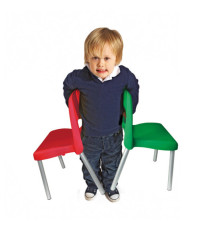 Sedia per bambini Piuma - H 31 cm - giallo - CWR