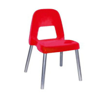 Sedia per bambini Piuma - H 31 cm - rosso - CWR