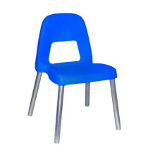 Sedia per bambini Piuma - H 35 cm - blu - CWR