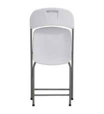 Sedia pieghevole - 43x43x83 cm - polietilene/acciaio verniciato - bianco - Serena Group Sedia pieghevole - 43x43x83 cm - polietilene/acciaio verniciato - bianco - Serena Group