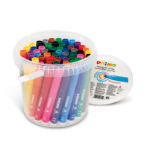 Pennarelli Jumbo - punta ø7,6mm - colori assortiti - Primo - secchiello 60 pezzi