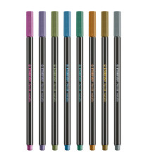 Pennarelli Pen 68 - colori assortiti metallic - Stabilo - scatola in metallo 8 pezzi Pennarelli Pen 68 - colori assortiti metallic - Stabilo - scatola in metallo 8 pezzi