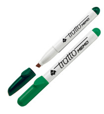 Pennarello a secco Tratto Memo per lavagne cancellabili - punta a scalpello - tratto 6,5mm - verde - Tratto Pennarello a secco Tratto Memo per lavagne cancellabili - punta a scalpello - tratto 6,5mm - verde - Tratto