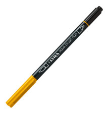 Pennarello Aqua Brush Duo -  punte 2/4 mm - giallo cromo scuro - Lyra Pennarello Aqua Brush Duo -  punte 2/4 mm - giallo cromo scuro - Lyra