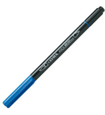 Pennarello Aqua Brush Duo - punte 2/4 mm - blu cobalto chiaro - Lyra Pennarello Aqua Brush Duo - punte 2/4 mm - blu cobalto chiaro - Lyra