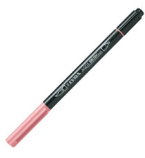 Pennarello Aqua Brush Duo - punte 2/4 mm - carminio rosa - Lyra Pennarello Aqua Brush Duo - punte 2/4 mm - carminio rosa - Lyra
