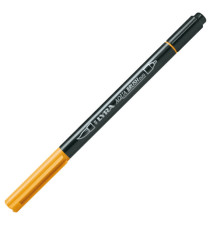Pennarello Aqua Brush Duo - punte 2/4 mm - giallo di cadmio scuro - Lyra Pennarello Aqua Brush Duo - punte 2/4 mm - giallo di cadmio scuro - Lyra