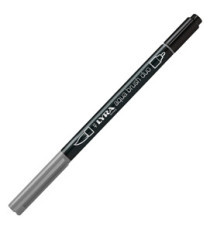 Pennarello Aqua Brush Duo - punte 2/4 mm - grigio chiaro freddo - Lyra Pennarello Aqua Brush Duo - punte 2/4 mm - grigio chiaro freddo - Lyra