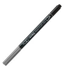 Pennarello Aqua Brush Duo - punte 2/4 mm - grigio chiaro freddo - Lyra Pennarello Aqua Brush Duo - punte 2/4 mm - grigio chiaro freddo - Lyra