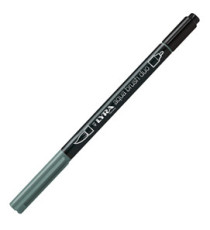 Pennarello Aqua Brush Duo - punte 2/4 mm - grigio medio freddo - Lyra Pennarello Aqua Brush Duo - punte 2/4 mm - grigio medio freddo - Lyra