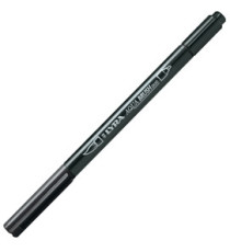 Pennarello Aqua Brush Duo - punte 2/4 mm - nero - Lyra