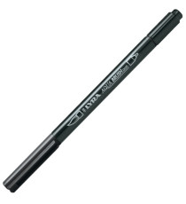 Pennarello Aqua Brush Duo - punte 2/4 mm - nero - Lyra
