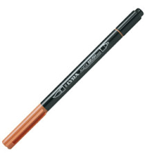 Pennarello Aqua Brush Duo - punte 2/4 mm - ocra bruciata - Lyra Pennarello Aqua Brush Duo - punte 2/4 mm - ocra bruciata - Lyra