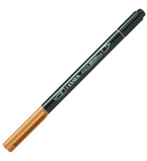 Pennarello Aqua Brush Duo - punte 2/4 mm - ocra d'oro - Lyra Pennarello Aqua Brush Duo - punte 2/4 mm - ocra d'oro - Lyra