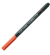 Pennarello Aqua Brush Duo - punte 2/4 mm - rosso saturno - Lyra Pennarello Aqua Brush Duo - punte 2/4 mm - rosso saturno - Lyra