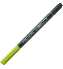 Pennarello Aqua Brush Duo - punte 2/4 mm - still de grain giallo - Lyra Pennarello Aqua Brush Duo - punte 2/4 mm - still de grain giallo - Lyra