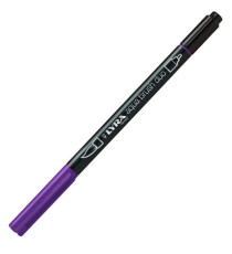 Pennarello Aqua Brush Duo - punte 2/4 mm - violetto bluastro - Lyra Pennarello Aqua Brush Duo - punte 2/4 mm - violetto bluastro - Lyra