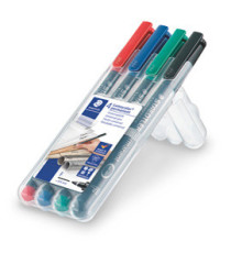 Pennarello Astucci Lumocolor Permanent 318 - punta 0,6 mm - colori assortiti - Staedtler