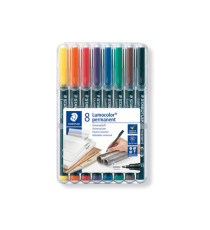 Pennarello Astucci Lumocolor Permanent 318 - punta 0,6 mm - colori assortiti - Staedtler