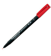 Pennarello Lumocolor Permanent 318 - punta 0,6 mm - rosso - Staedtler Pennarello Lumocolor Permanent 318 - punta 0,6 mm - rosso - Staedtler