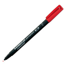 Pennarello Lumocolor Permanent 318 - punta 0,6 mm - rosso - Staedtler Pennarello Lumocolor Permanent 318 - punta 0,6 mm - rosso - Staedtler