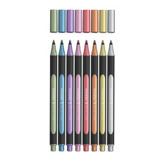 Pennarello Metallic Liner 020 - punta 1,2 mm - colori assortiti - Schneider - conf. 8 pezzi Pennarello Metallic Liner 020 - punta 1,2 mm - colori assortiti - Schneider - conf. 8 pezzi