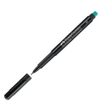 Pennarello Multimark universale permanente con gomma - punta superfine 0,4mm - nero  - Faber-Castell Pennarello Multimark universale permanente con gomma - punta superfine 0,4mm - nero  - Faber-Castell