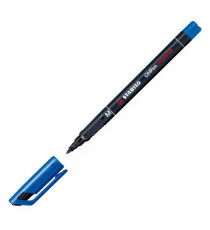 Pennarello OHPen universal permanente 843 - punta media 1 mm - blu - Stabilo Pennarello OHPen universal permanente 843 - punta media 1 mm - blu - Stabilo
