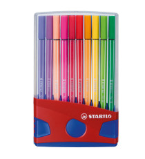 Pennarello Pen 68 - colori assortiti - Stabilo - astuccio Color Parade 20 pezzi Pennarello Pen 68 - colori assortiti - Stabilo - astuccio Color Parade 20 pezzi