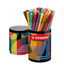 Pennarello Pen 68 Arty - colori assortiti - Stabilo - barattolo 45 pezzi Pennarello Pen 68 Arty - colori assortiti - Stabilo - barattolo 45 pezzi