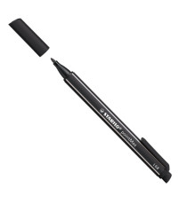 Pennarello PointMax punta feltro - punta 0,8mm - nero - Stabilo Pennarello PointMax punta feltro - punta 0,8mm - nero - Stabilo