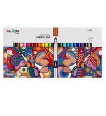 Pennarello Prisma - punta 3,7 mm - colori assortiti - Carioca Plus - conf. 24 pezzi