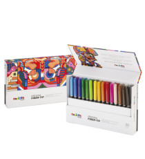 Pennarello Prisma - punta 3,7 mm - colori assortiti - Carioca Plus - conf. 30 pezzi