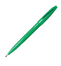Pennarello Sign Pen S520  punta feltro - punta 2,00mm - verde - Pentel
