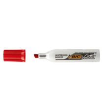 Pennarello Whiteboard Marker Velleda 1781 - punta a scalpello da 3,2 a 5,5mm - rosso  - Bic Pennarello Whiteboard Marker Velleda 1781 - punta a scalpello da 3,2 a 5,5mm - rosso  - Bic
