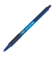 Penne a sfera a scatto Soft Feel - punta 1,0mm - blu - Bic - conf. 12 pezzi Penne a sfera a scatto Soft Feel - punta 1,0mm - blu - Bic - conf. 12 pezzi