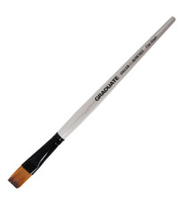 Pennello sintetico Graduate - piatto quadrato - manico corto - n. 3/4 - Daler Rowney Pennello sintetico Graduate - piatto quadrato - manico corto - n. 3/4 - Daler Rowney