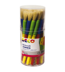 Pennellotti Jumbo - Deco - barattolo 24 pezzi