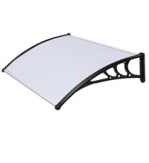 Pensilina modulare - 150 x 100 cm - policarbonato compatto - satinato opalino - Garden Friend