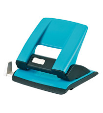Perforatore - passo 8 cm - max 20 fogli - 2 fori - turchese - Kartia