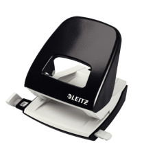 Perforatore 5008 - passo 8 cm - max 30 fogli - 2 fori - nero - Leitz Perforatore 5008 - passo 8 cm - max 30 fogli - 2 fori - nero - Leitz