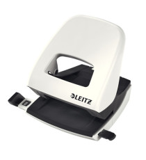 Perforatore 5008 New NeXXt WOW - passo 8 cm - max 30 fogli - 2 fori - bianco perla - Leitz Perforatore 5008 New NeXXt WOW - passo 8 cm - max 30 fogli - 2 fori - bianco perla - Leitz
