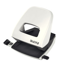 Perforatore 5008 New NeXXt WOW - passo 8 cm - max 30 fogli - 2 fori - bianco perla - Leitz Perforatore 5008 New NeXXt WOW - passo 8 cm - max 30 fogli - 2 fori - bianco perla - Leitz
