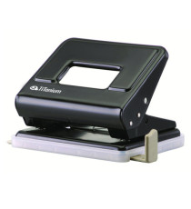 Perforatore in metallo - 2 fori - passo 8 cm - nero - Titanium Perforatore in metallo - 2 fori - passo 8 cm - nero - Titanium