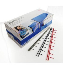 Pettini Surebind - 10 denti - 50 mm - bianco - GBC - conf. 100 pezzi Pettini Surebind - 10 denti - 50 mm - bianco - GBC - conf. 100 pezzi
